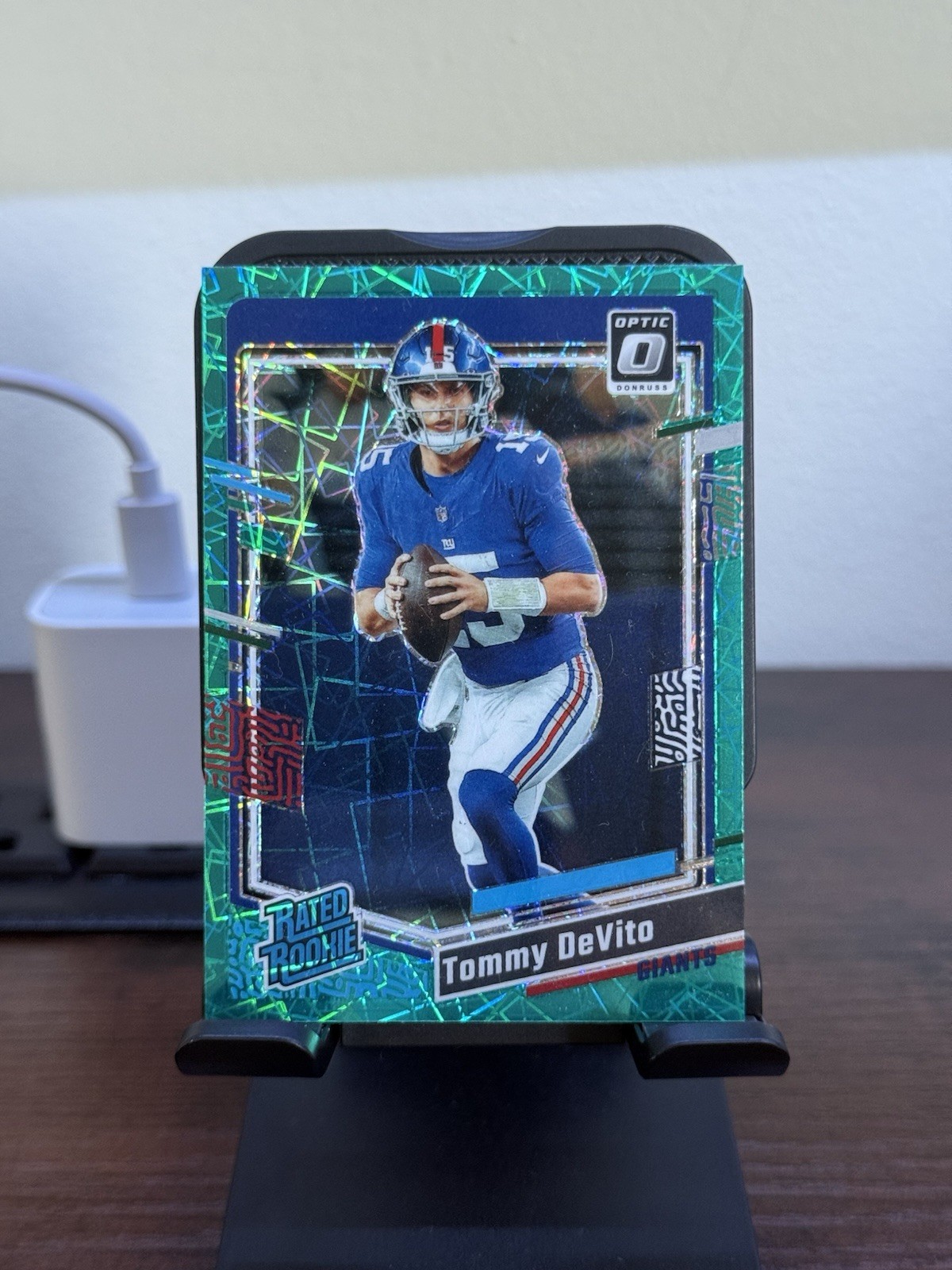 2023 Donruss Optic #280 Tommy DeVito Teal Velocity Case Hit SSP