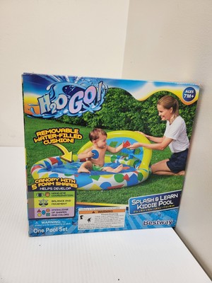 #ad H2O GO Splash And Learn Inflatable Kiddie Pool 47in x 46in x 18in $18.71