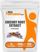 BulkSupplements Chicory Root Extract Powder 500g - 5g Per Serving