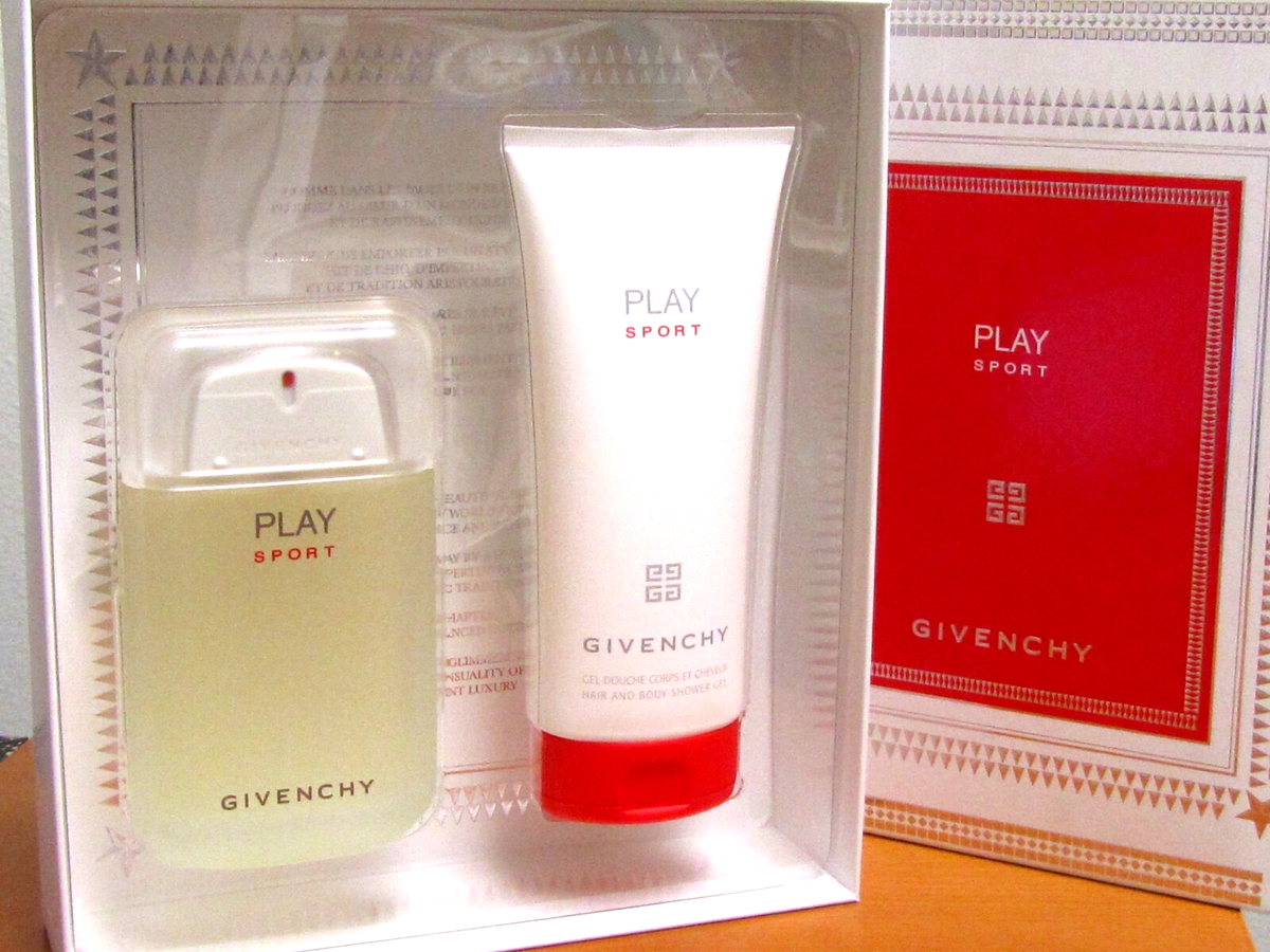 Play Sport By Givenchy Men Cologne Gift Set 2 Pcs/ 3.4 oz Edt