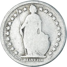[#1045509] Coin, Switzerland, 1/2 Franc, 1898, Bern, F(12-15), Silver, KM:23