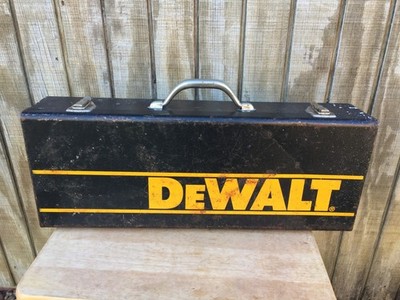DeWalt Metal Tool Box 22''x 8.5'' x 4 3/8'' Carry Handle Snap Locks 2 Compartment
