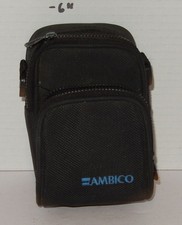 AMBICO Black Digital Camera Bag Case 5" x 2" Neoprene with belt loop