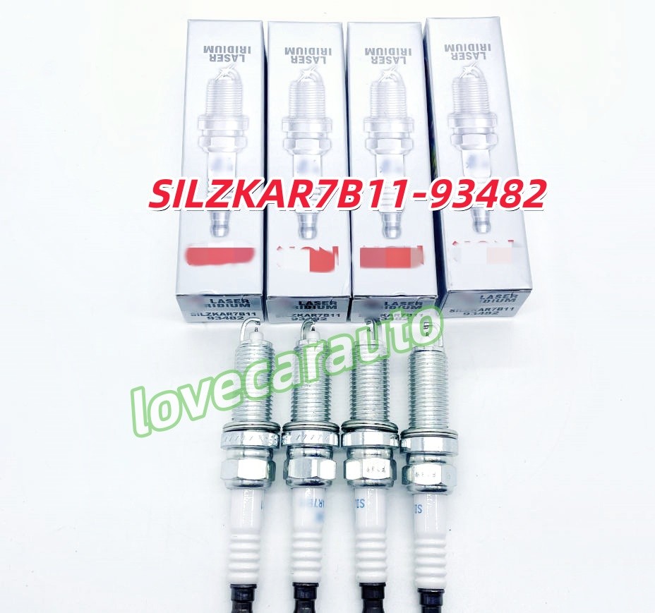 NEW Set of 4 93482 Laser  Spark Plug SILZKAR7B11 Fits For 11-19 Subar