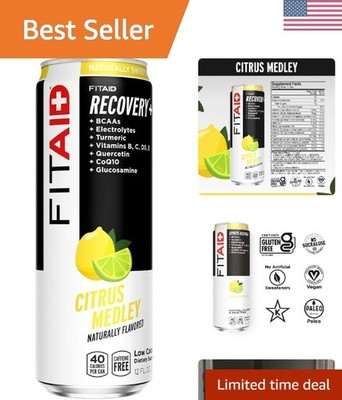 100% Clean FITAID Recovery Drink - , Paleo & Gluten-Free - 12 Fl Oz