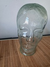 Vintage Glass Mannequin Head – Art Deco Style Display