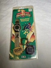 Power Rangers Watch Black Ranger Zach Mighty Morphin Jason 1994 W/ Power Guard