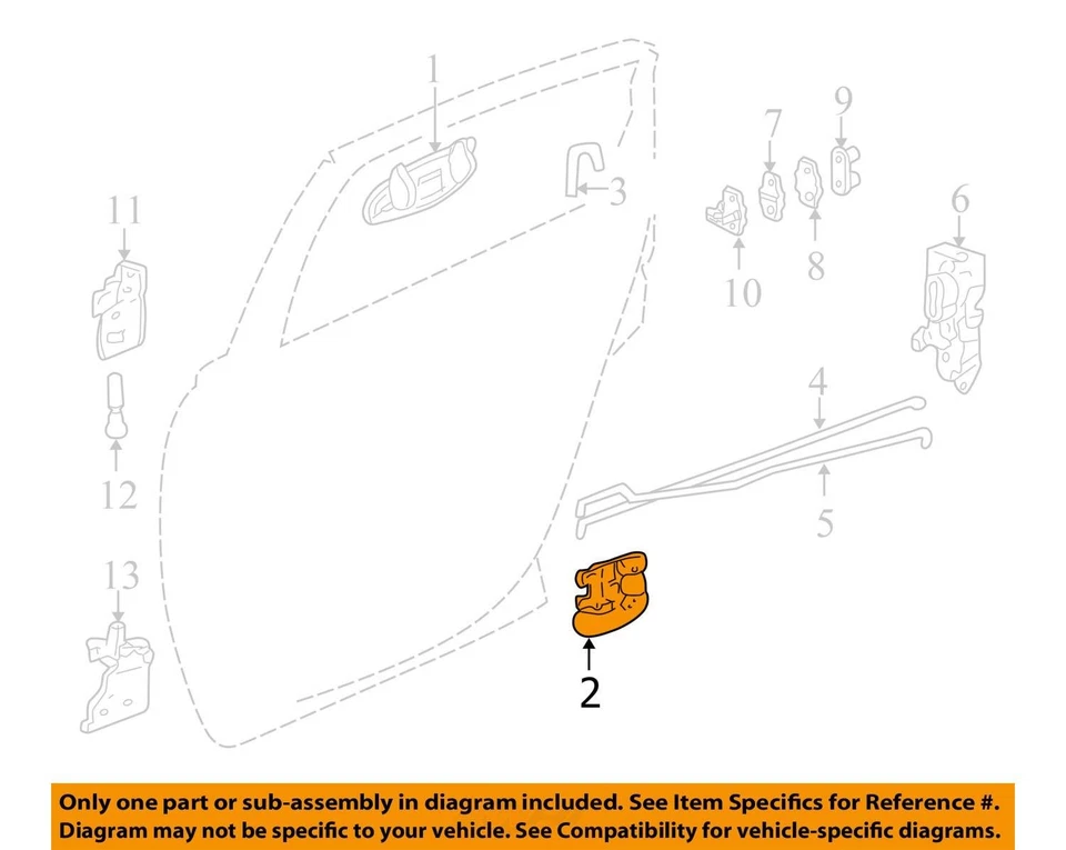 SE ADAPTA A CHEVROLET IMPALA 2000-2005 MANGO I/S F 10434207 - NUEVO OEM 10434207 Foto 3 de 4