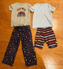Boys Size 5/6 Pajamas Set Of 2 Eddie Bauer Good Condition