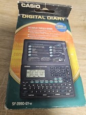 Casio SF-3990 Digital Diary Vintage Electronic Organizer   128KB   Open Box