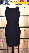FOSSIL Women's Black Shift Sleeveless Dress - Size 4 Little black dress