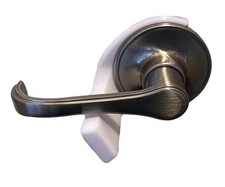 Pet Proof Door Lever Lock - No Adhesive Child 4 Pack White Circle Universal