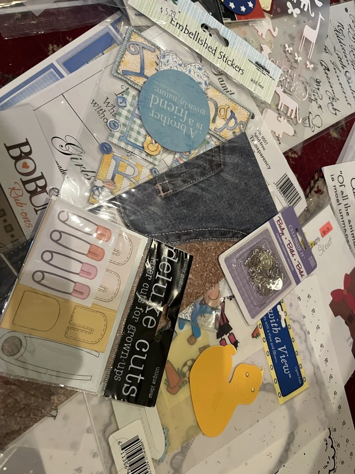Huge Lot Of Baby Shower / Birthday Crafts / Stickers Supplies! #2 - Image 4 of 4