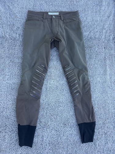 Animo Italy Knee Grip Breeches Pants Gray Women’s Size I-40 D-48