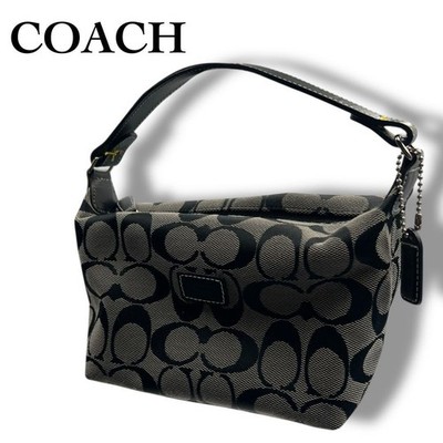 バッグ VINTAGE COACH ACCESSORY POUCH BLACK s-l400.jpg