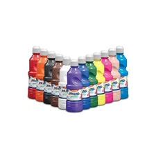 Prang (Ticonderoga) Washable Ready-to-Use Paint Assorted Colors 2431412