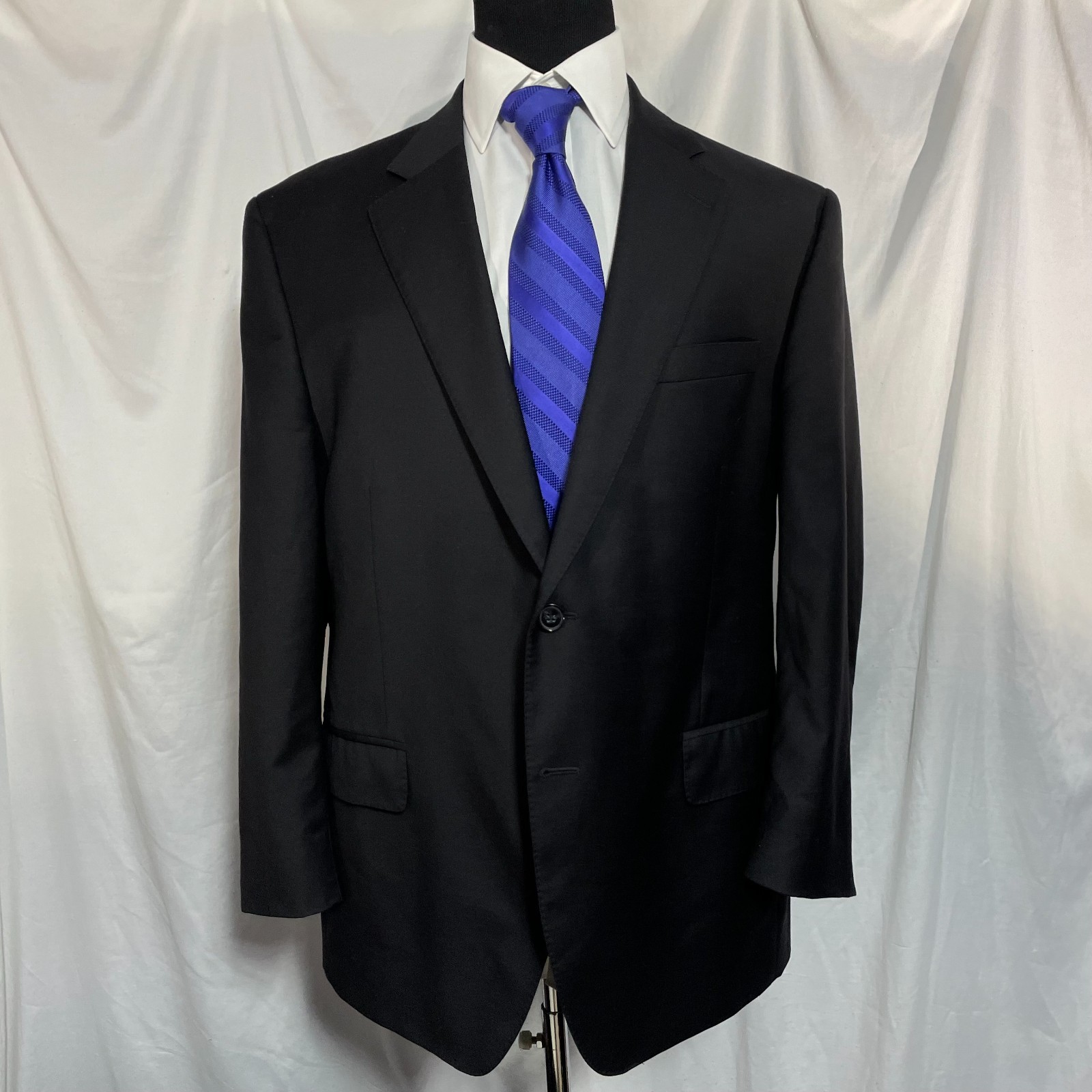 Peter Millar Canada Solid Black Wool Jacket Blaze… - image 2