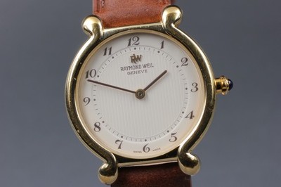 [Near MINT] Raymond Weil Geneve 9160 30mm Cream Dial Quartz Unisex Watch