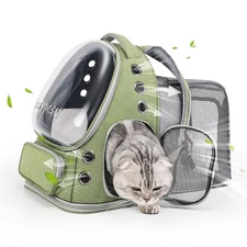 Expandable Cat Backpack,Cat Bubble Backpack Carrier for Carrying Cats, Pets a...