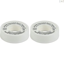 Double Pack 12M PTFE Sealing Tape - Non-Flammable, Water Safe for Professionals