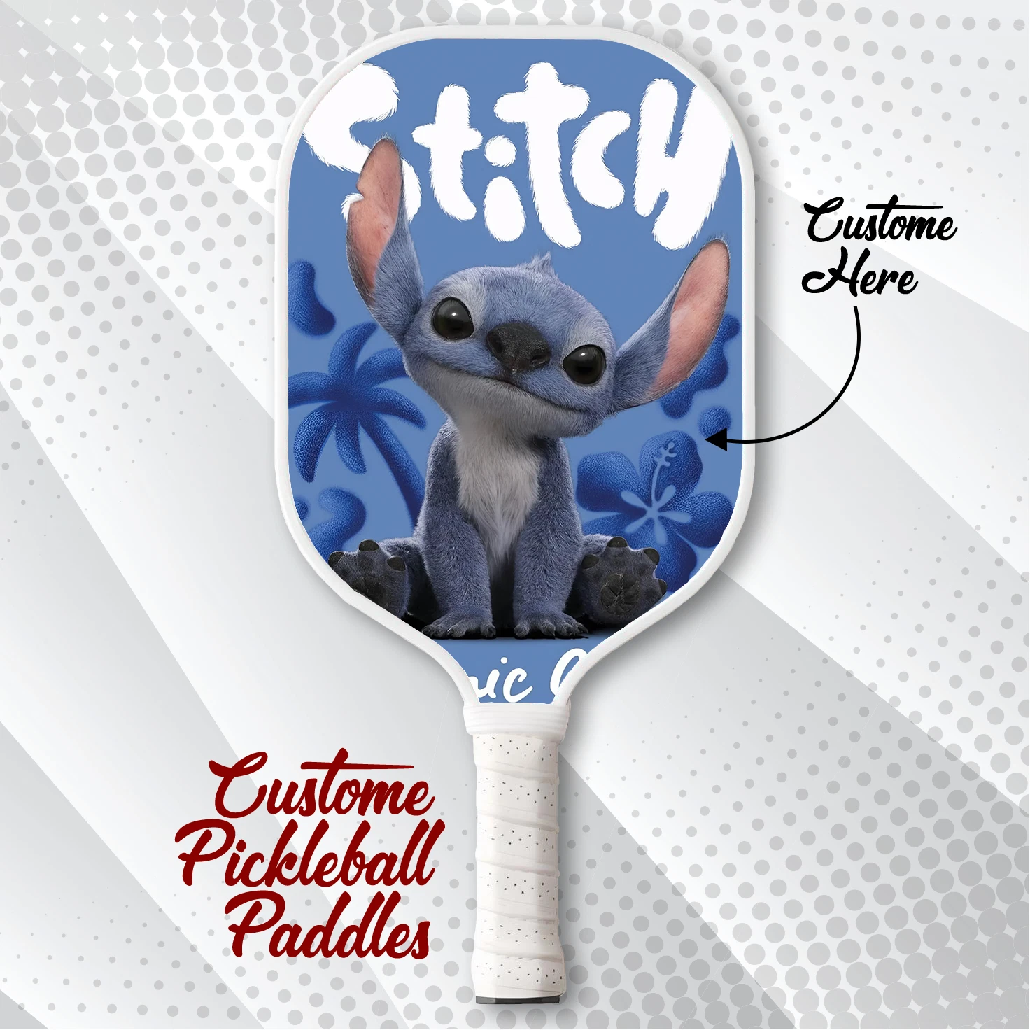 Stitch Pickleball Paddle Disney Gift Custom Paddle for Fans