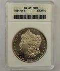 1884-O $1 MS63 DMPL Morgan Silver Dollar - ANACS Old Soapbox Holder - Deep & PQ!