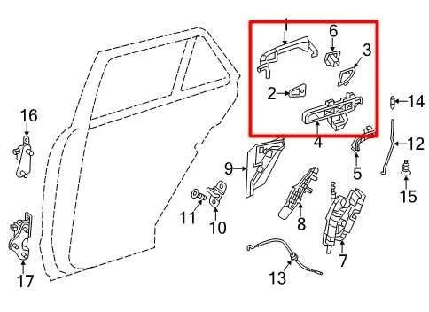 Manija exterior del lado izquierdo del conductor de la puerta trasera 12-15 Mercedes-Benz ML350 3,5 L *ReaD* Foto 2 de 4