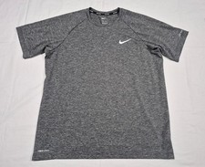 Pre-Owned NIKE Mens Hydroguard Swim T-Shirt UPF 40 NESSA589- 001 SZ Large