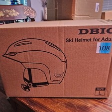 DBIO Snowboard  Ski Helmet In LARGE Adults-with ABS Shell and EPS Foam Gray 