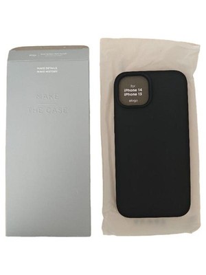 elago Handyhülle für iPhone 14 / iPhone 13 Schutzhülle Schwarz Minimalistisch