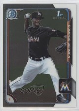 2015 Bowman Chrome Prospects Domingo German #BCP118 01v6