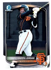 2025 Bowman Draft #BDC-139 Dakota Jordan Chrome