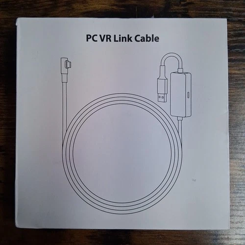 Amavasion PC VR Link Cable 16Ft Compatible With Meta Quest 3/3S Oculus PC Steam