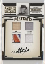 2005 Donruss Prime Patches Portraits Quad Swatch 3/15 Edgardo Alfonzo #P-62 0c3