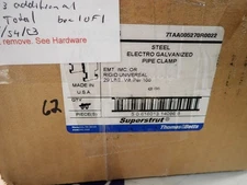 Thomas & Betts Superstrut Conduit Clamps Steel 1-1/2" 703 EMT Rigid Box of 62
