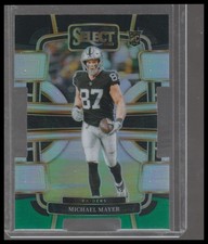 2023 Panini Select #57 Michael Mayer Black and Green Prizms Die Cuts