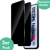 2X Schutzglas FüR Xiaomi Redmi Note 17 4G Blickschutz Panzerfolie Screen Privacy