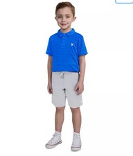 Hurley Boys Belmont Polo Shirt Shorts Set Size 7 NWT
