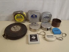 Vintage Tape Measure Lot of 10 Stanley Lufkin Globemaster Trustworthy Wards Crow