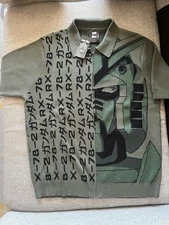 HUF X Mobile Suit Gundam Zip Sweater - Men’s Size Medium - BRAND NEW W/ Tags