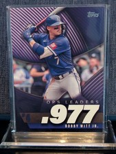 2025 Topps Series 2 - Bobby Witt Jr. #OPS-4 OPS Leaders Insert Royals