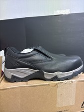 Ace Work Boots, Crew Badlands Hiker Slip-On. US 11. Black NWB (LM00192)