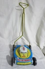 Vintage Chein Rotor Motor Push Lawn Mower Tin Toy