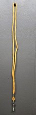 ONE 19" Braided Rope Lanyard ID Badge Neck Strap Holder Gold