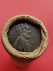 1914-S LINCOLN WHEAT CENT 1916-S LINCOLN WHEAT PENNY COIN ROLL ENDERS BANKROLLED