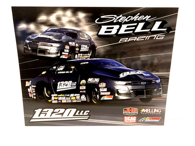 2025 STEPHEN BELL 1320 LLC JHG/SCAG NHRA PRO STOCK DRAG RACING POSTCARD