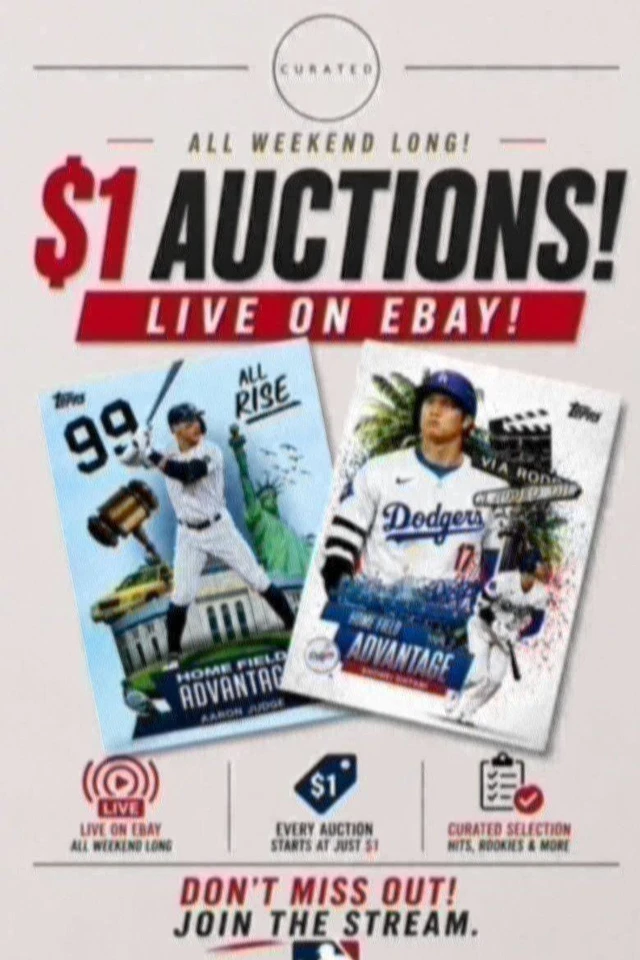 MLB Weekend Marathon! Over 1,500 Cards Raw & Graded! FREE SHIPPING!