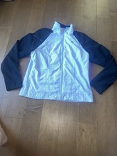 Nike Vintage Jacket Black White Size Large 12/14 Vtg Youth Windbreaker Classic