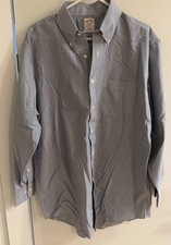 Brooks Brothers Non-Iron Cotton Striped Button-Down Dress Shirt Men's 16.5 34/35