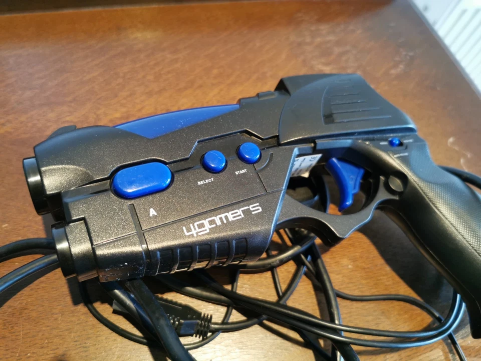 SONY PLAYSTATION 1 2 PS1 PS2 LIGHT GUN PISTOL BLASTER PHASER CONTROL Black G-Con - Image 4 of 4